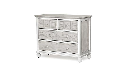 Islamorada 4 Drawer Chest / Single Chest - Dapple Grey by Lineage Collections