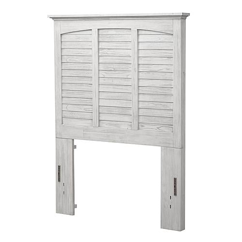 Surfside Twin Headboard - Weathered White by Lineage Collections