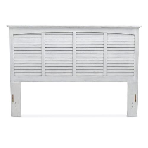 Surfside Queen Headboard - Distressed White by Sea Winds