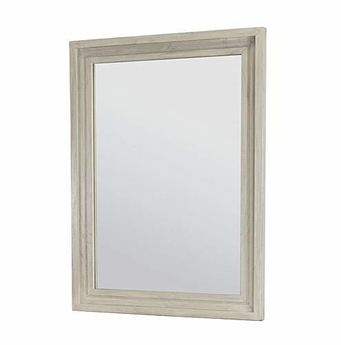 Ocean Isles Mirror - Aged Ivory by Lineage Collections