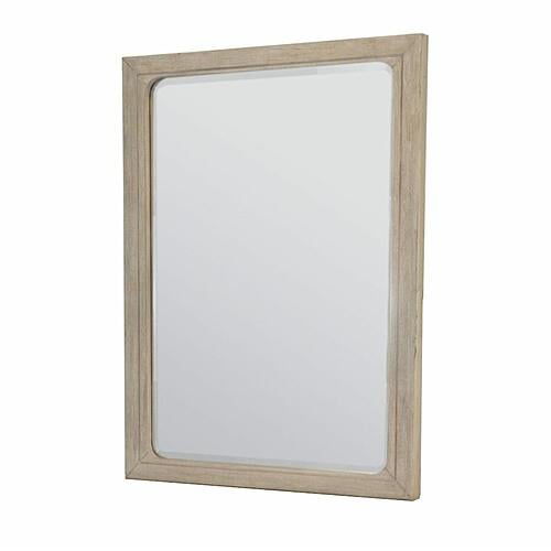 Cape May Mirror - Glazed Driftwood by Lineage Collections