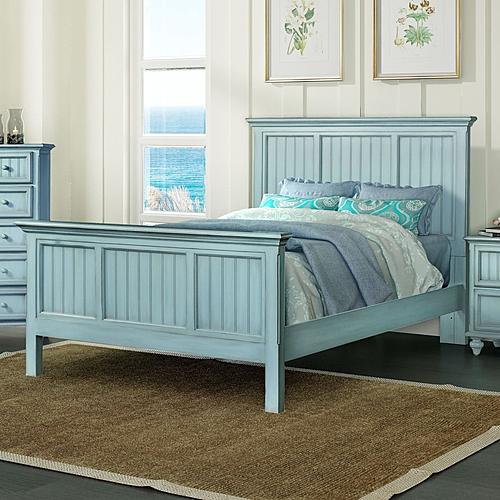 Monaco Queen Bed - Bleu by Lineage Collections
