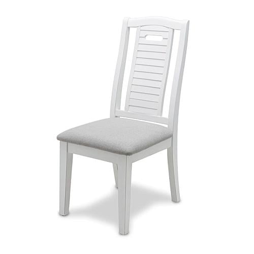 Islamorada Dining Chair Shutter - Old Gray, Taupe by Lineage Collections
