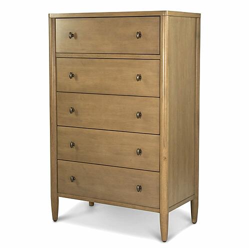 Chatham 5 Drawer Chest - Warm Maple by Lineage Collections
