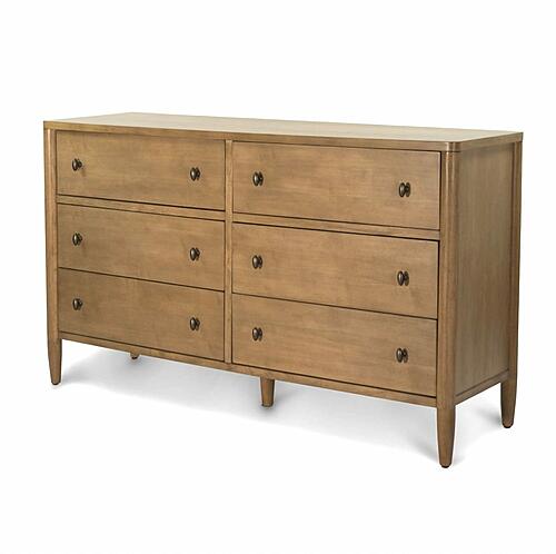 Chatham 6 Drawer Dresser - Warm Maple by Lineage Collections