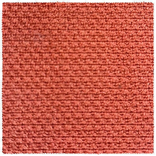 Samantha Chenille Texture Solid Persimmon Fabric (per yard)