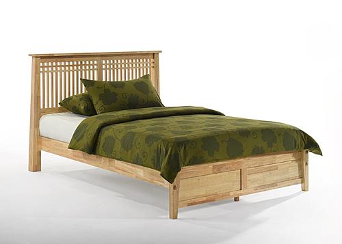 Solstice Natural Platform Bed by Night & Day Furniture