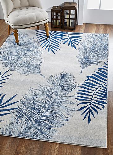 Stella Ivory/Navy Fauna Area Rug by KAS Rugs