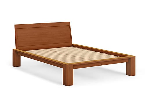 Japanese Tatami Bed Frame - Solid Headboard by Prestige