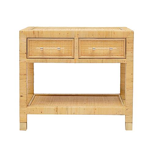 Amara Natural Rattan Nightstand by TOV Furniture