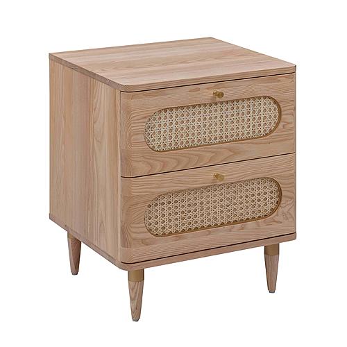 Carmen Cane Nightstand by TOV Furniture