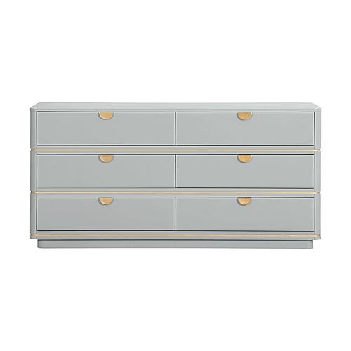 Julieta Grey 6 Drawer Dresser by TOV Furniture