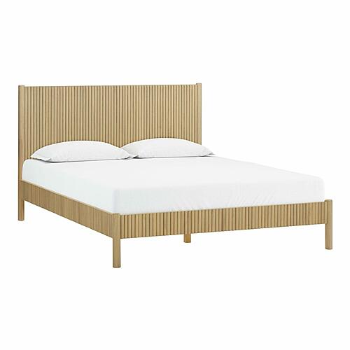 Tyla Natural Wood Queen Bed by TOV Furniture