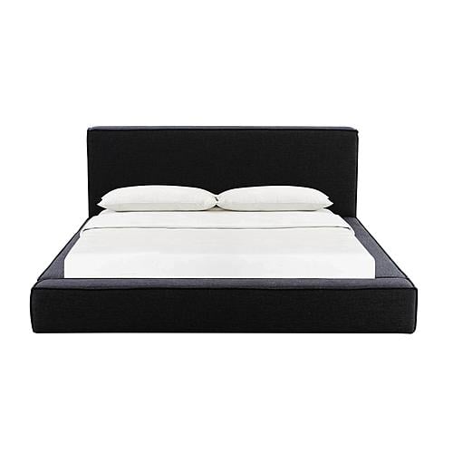 Olafur Black Linen Queen Bed by TOV Furniture
