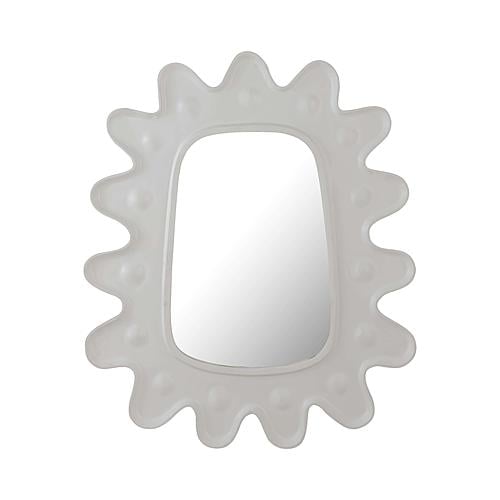 Genesis Mirror in White by TOV Furniture
