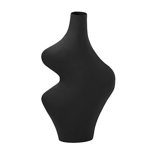 Tarri Black Steel Vase by TOV Furniture