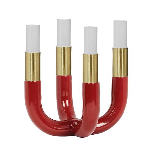 Kaonashi Burgundy Candelabra - Thumbnail 2