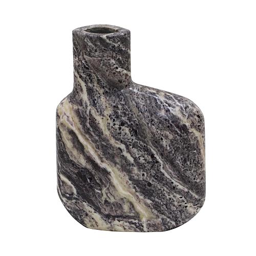 Pika Grey Marble Vase - Large - Thumbnail 4