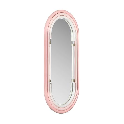 Neon Large Wall Mirror In Pink by TOV Furniture