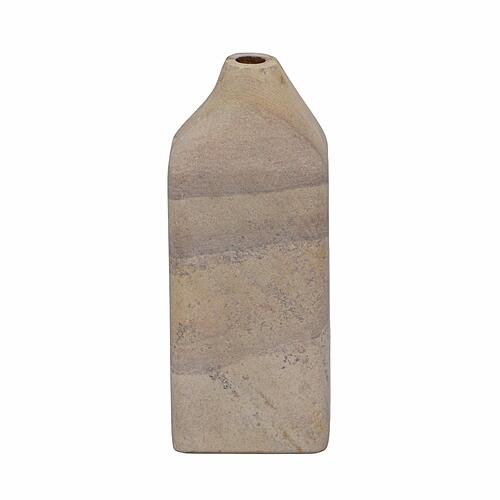 Saava Sandstone Straight Vase by TOV Furniture