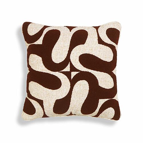Bonney Chocolate Brown Boucle Accent Cushion by TOV Furniture