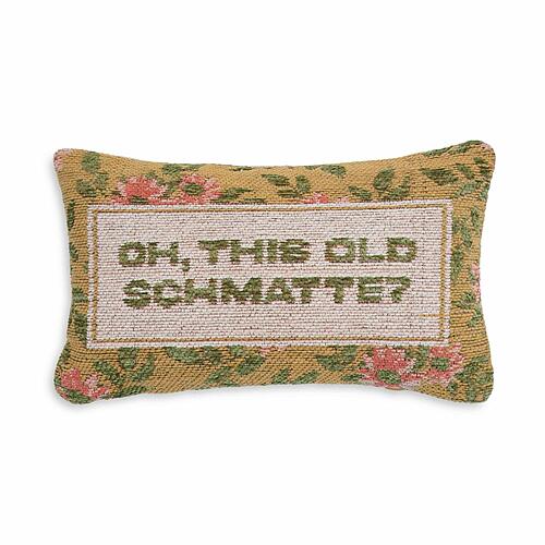 Oh, This Old Schmatte Jacquard Cotton Pillow by TOV Furniture