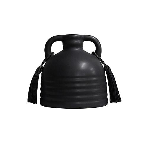 Adonis Black Ceramic Vase by TOV Furniture