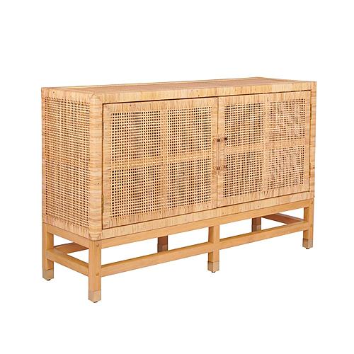 Amara Natural Woven Rattan Buffet by TOV Furniture