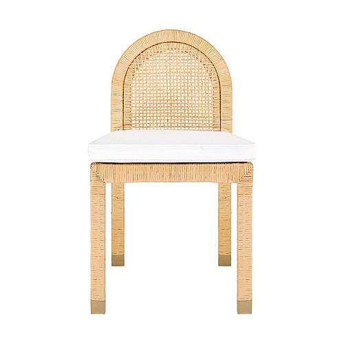 Amara Natural Rattan Arched Back Dining Chair by TOV Furniture