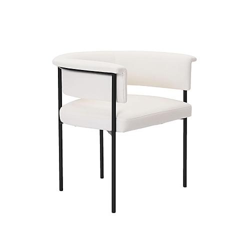 Taylor Cream Performance Linen Dining Chair by TOV Furniture