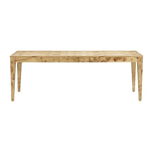Brandyss Natural Burl Rectangular Dining Table by TOV Furniture