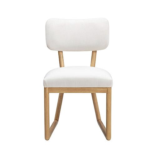 Bobbie Cream Recycled Fabric Dining Chair by TOV Furniture