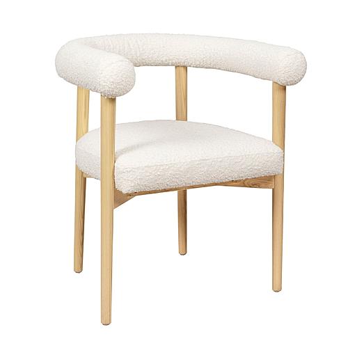 Spara Cream Boucle Dining Chair by TOV Furniture