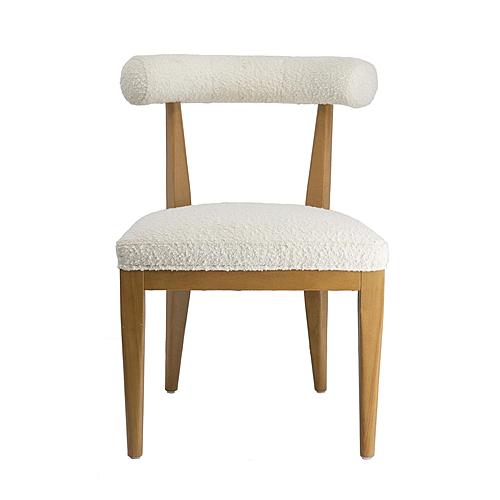 Palla Cream Boucle Dining Chair by TOV Furniture
