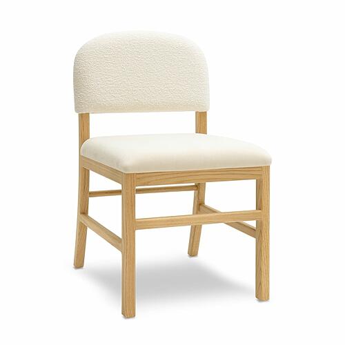 Calla Cream Performance Velvet Dining Chair by TOV Furniture