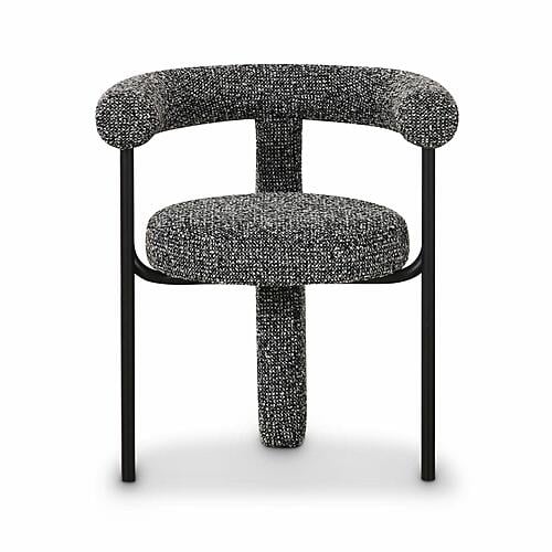 Synn Black Performance Boucle Dining Chair by TOV Furniture