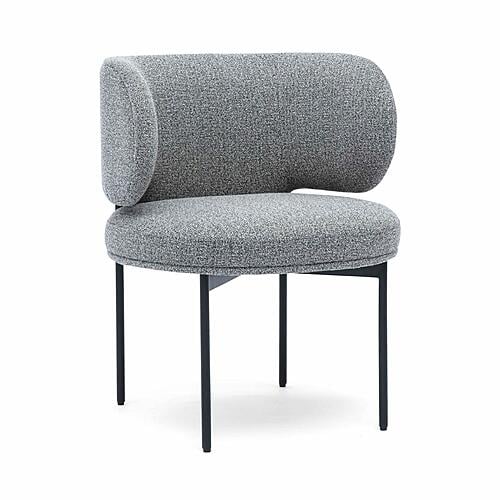 Maureen Speckled Grey Performance Boucle Dining Chair by TOV Furniture