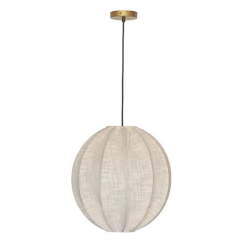 Elliana White Pendant Lamp by TOV Furniture