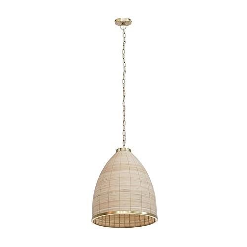 Kelsey Rattan Pendant Lamp by TOV Furniture
