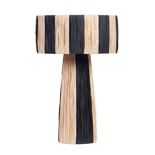 Shelby Raffia Two-Tone Table Lamp by TOV Furniture