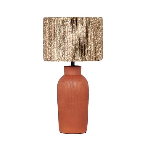 Atrani Natural Terracotta Table Lamp by TOV Furniture