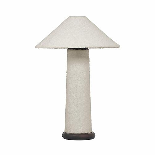 Faith White Boucle Table Lamp by TOV Furniture