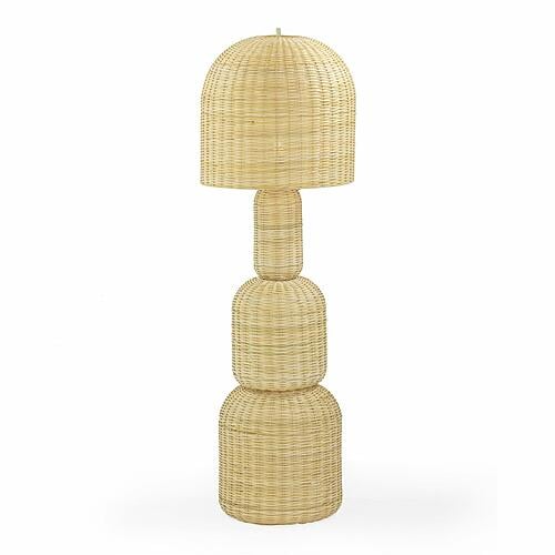 Kootu Natural Rattan Floor Lamp by TOV Furniture