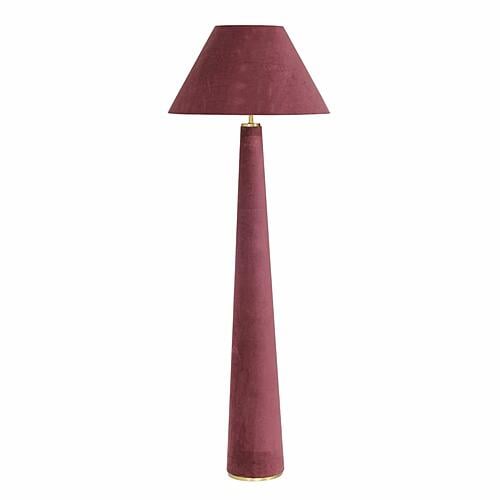 Graham Burgundy Velvet Floor Lamp by TOV Furniture