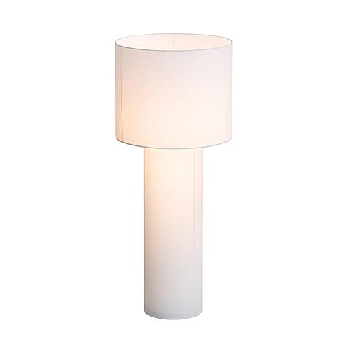Cleopatra Cream Linen Floor Lamp by TOV Furniture