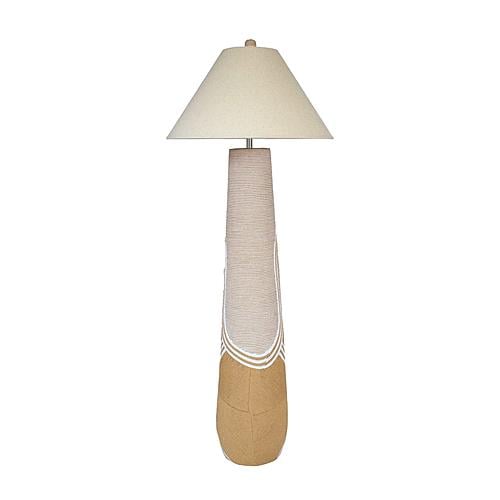 Harlee Natural Woven Floor Lamp by TOV Furniture