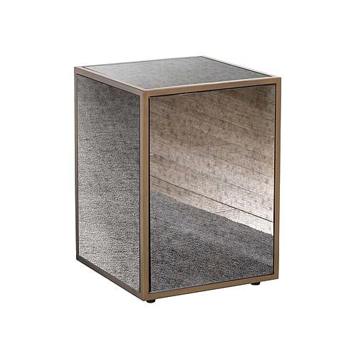 Lana Mirrored Side Table by TOV Furniture