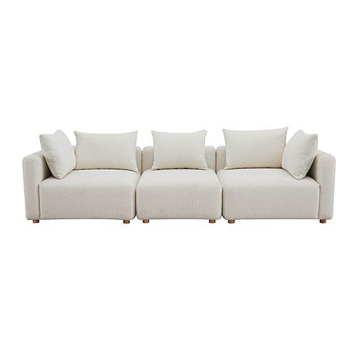 Hangover Cream Boucle Sofa by TOV Furniture