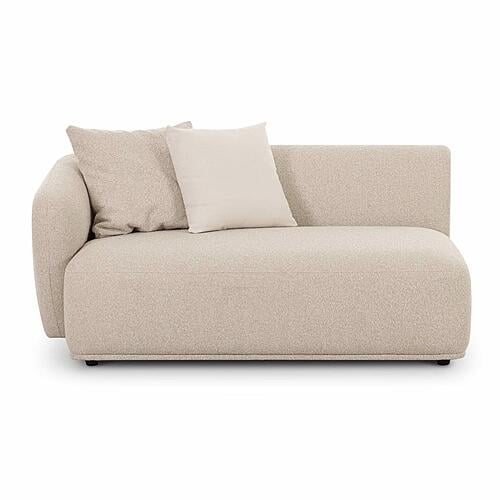Sylvie Cream Boucle Left Arm 2-Seater Loveseat by TOV Furniture