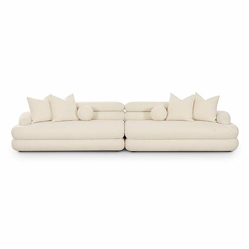 Lulu Cream Boucle Modular Sofa by TOV Furniture